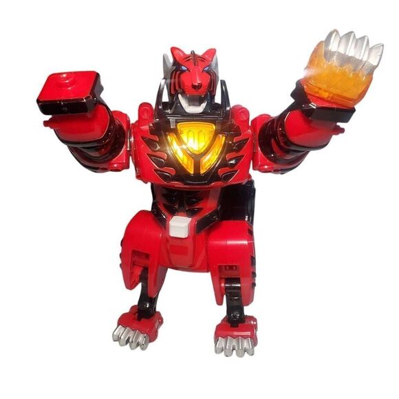 2007 Bandai Power Rangers Geki Juuken Megazord Jungle Figure MISSING A HAND. Wo - Picture 3 of 10